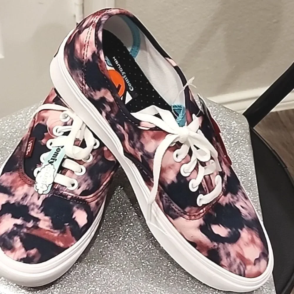 Vans‎ Grunge Wash Comfy Cush Authentic Lace-Up Sneaker